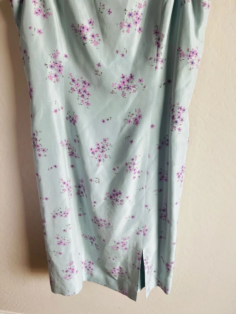 Ann Taylor Women’s Silk Linen Floral Knee Length Dress Size 12 Church Brunch